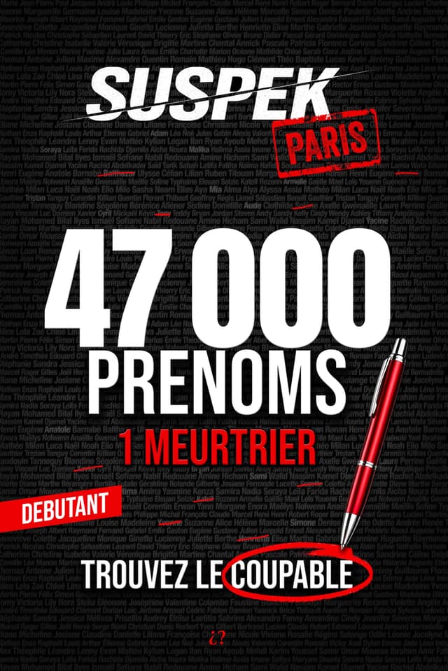 Couverture de SUSPEK · Paris